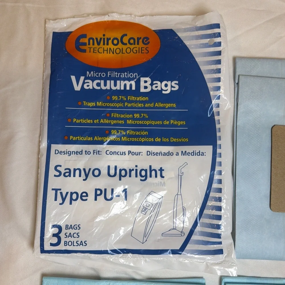 EnviroCare Vacuum Cleaners Bag for Sharp Upright, Type PU-2 (5 Pack) #844